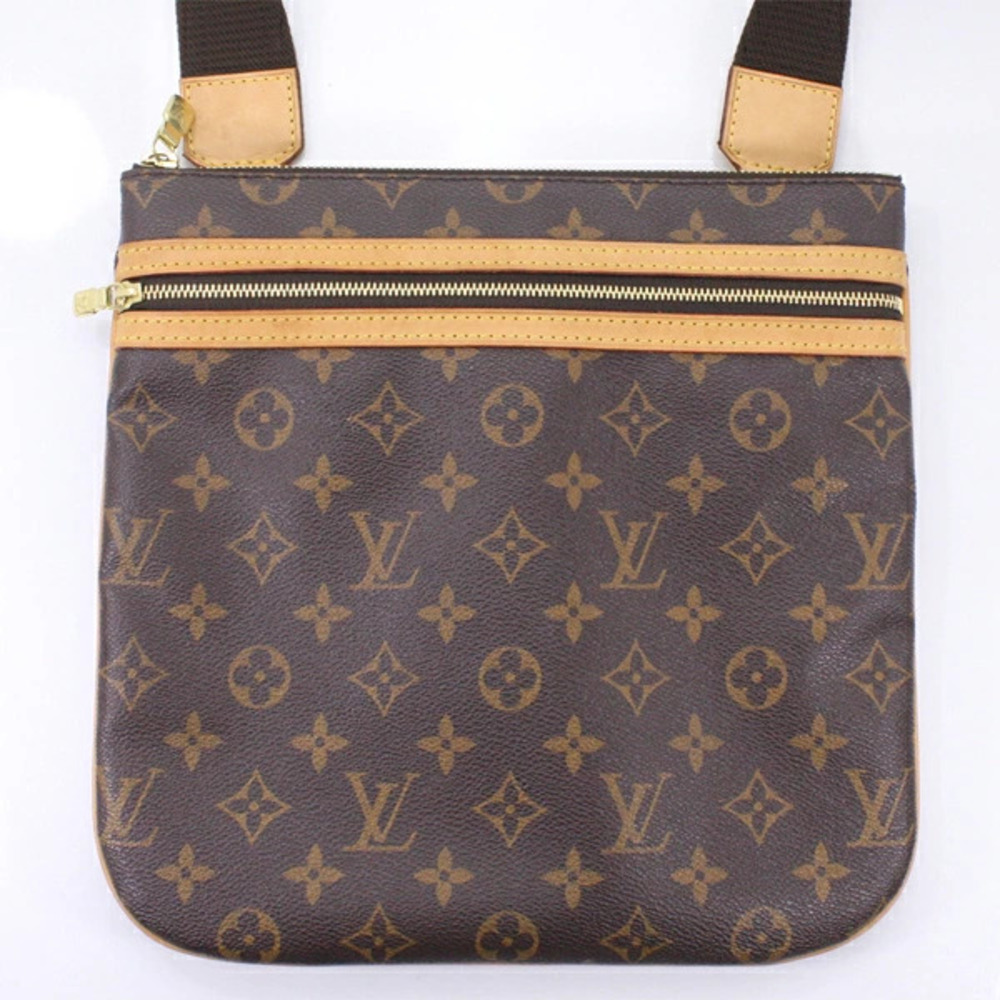 Louis Vuitton Bosphore Pochette Bag Monogram Shoulder Brown